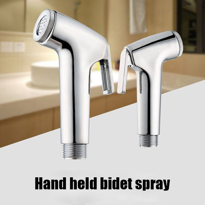 ONOJ Wall-mounted Toilet Bidet Sprayer Set with Drilling-free Bracket for Bathroom Commode Cleaning